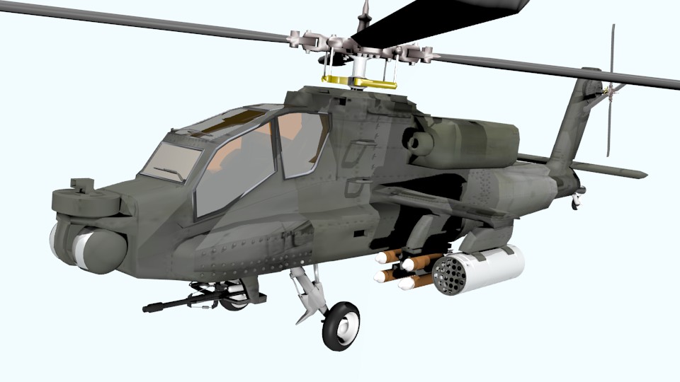 Apache Helicopter preview image 1